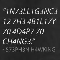Intelligence Is The Ability To Adapt To Change Knit Cap Winter Beanie