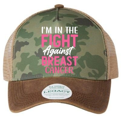 I'm In The Fight Against Breast Cancer Legacy Tie Dye Trucker Hat