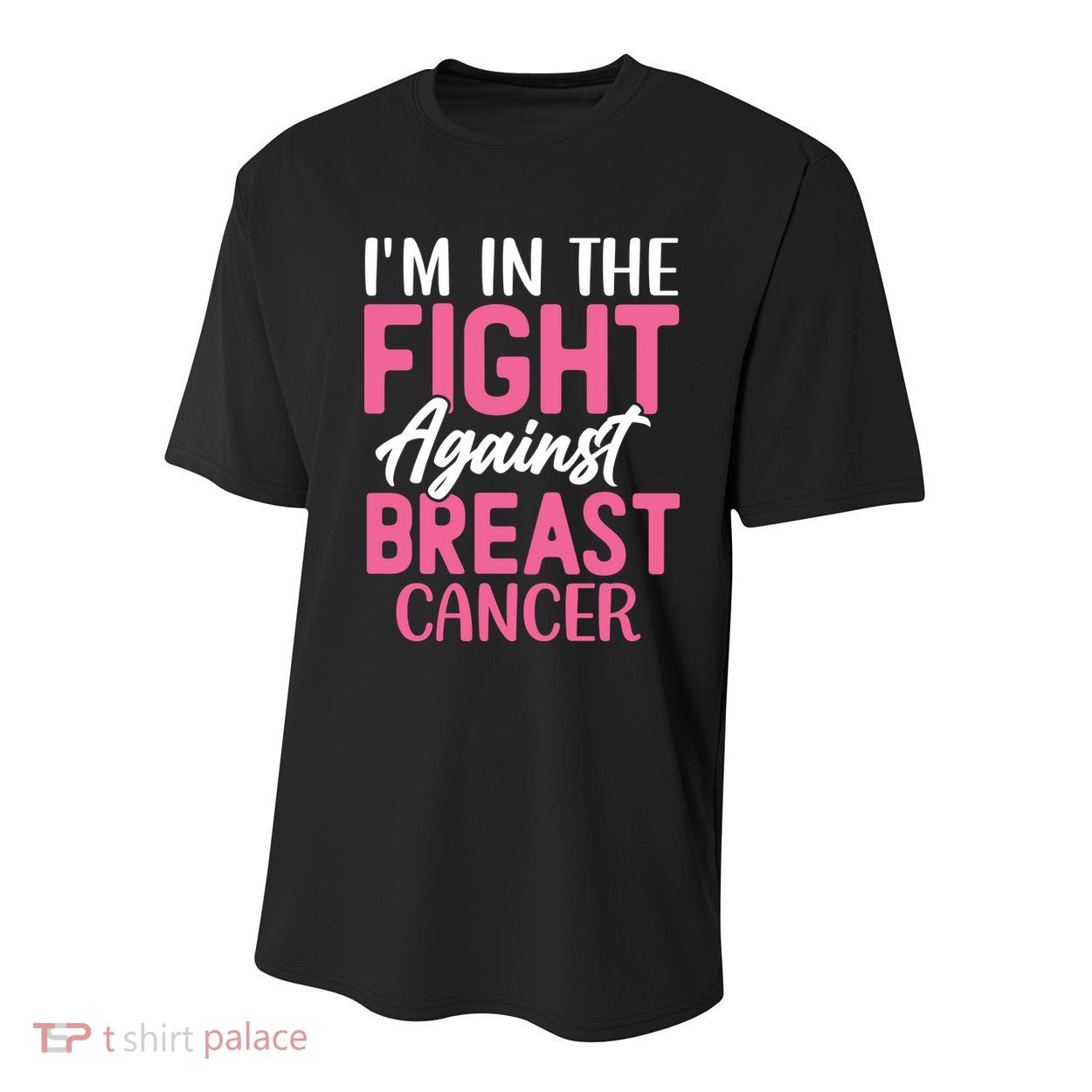 I'm In The Fight Against Breast Cancer Youth Performance Sprint T-Shirt