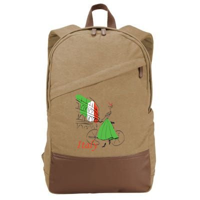 Italy Cotton Canvas Backpack
