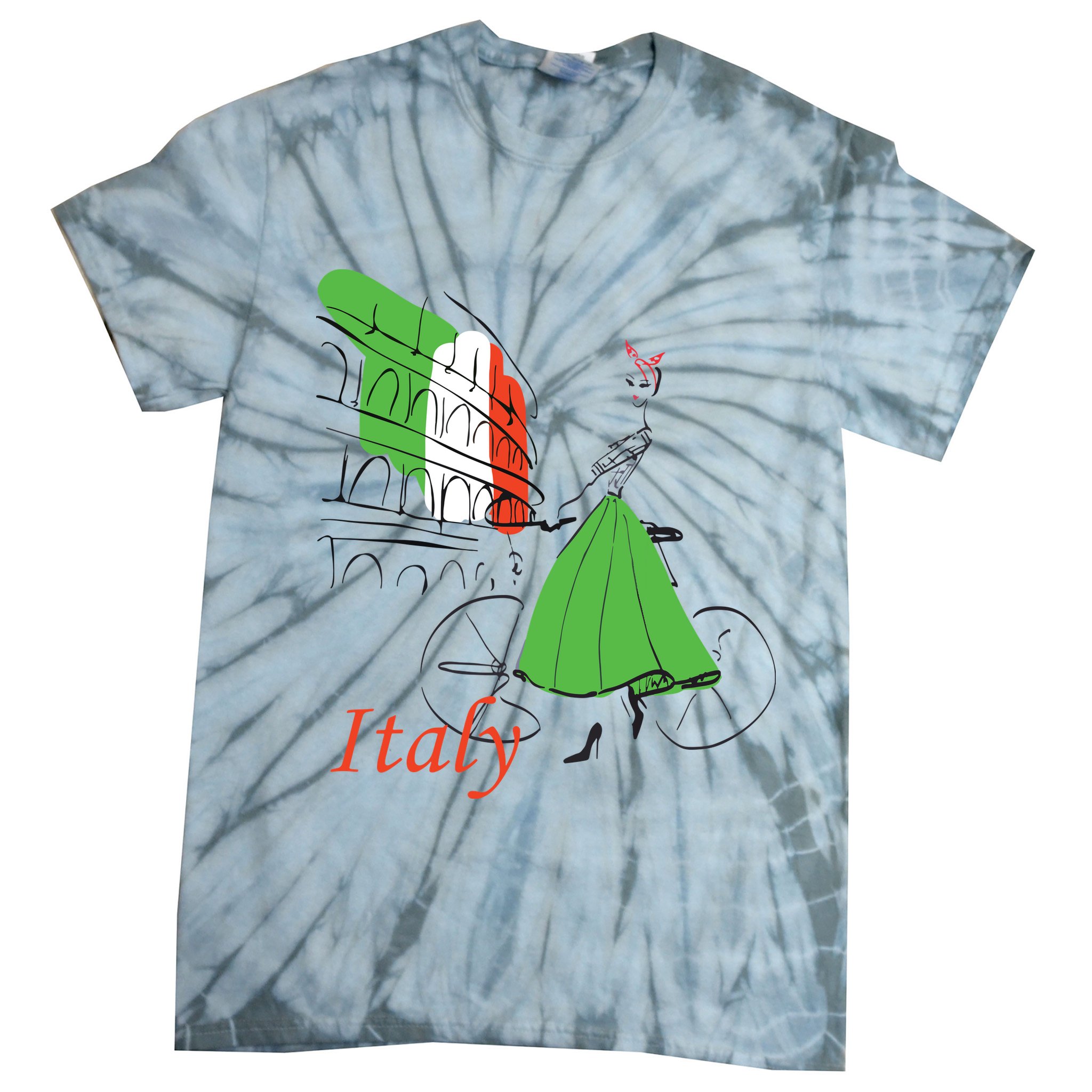 Italy Tie-Dye T-Shirt
