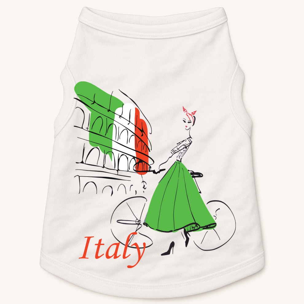 Italy Doggie Tank