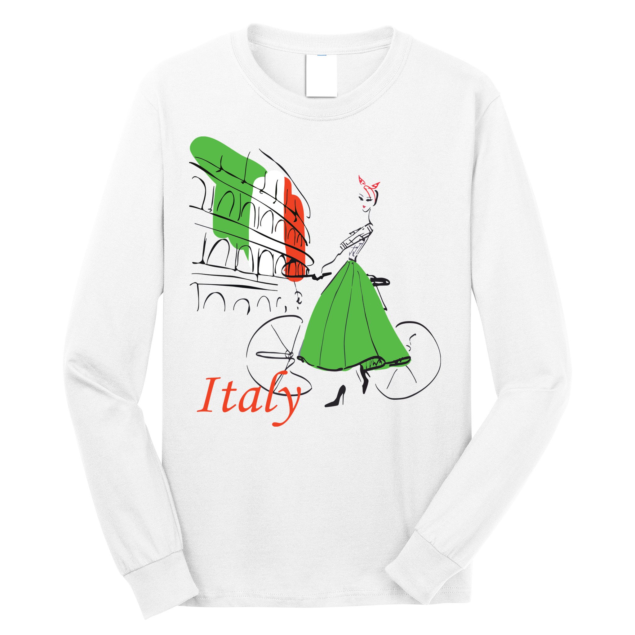 Italy Long Sleeve Shirt