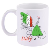 Italy 11oz C Handle Ceramic Mug
