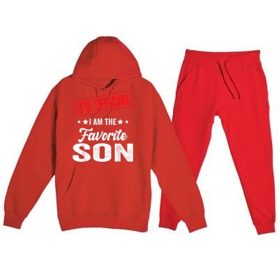 ItS IM The Favorite Son Gift Premium Hooded Sweatsuit Set