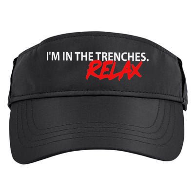 IM In The Trenches Relax Adult Drive Performance Visor