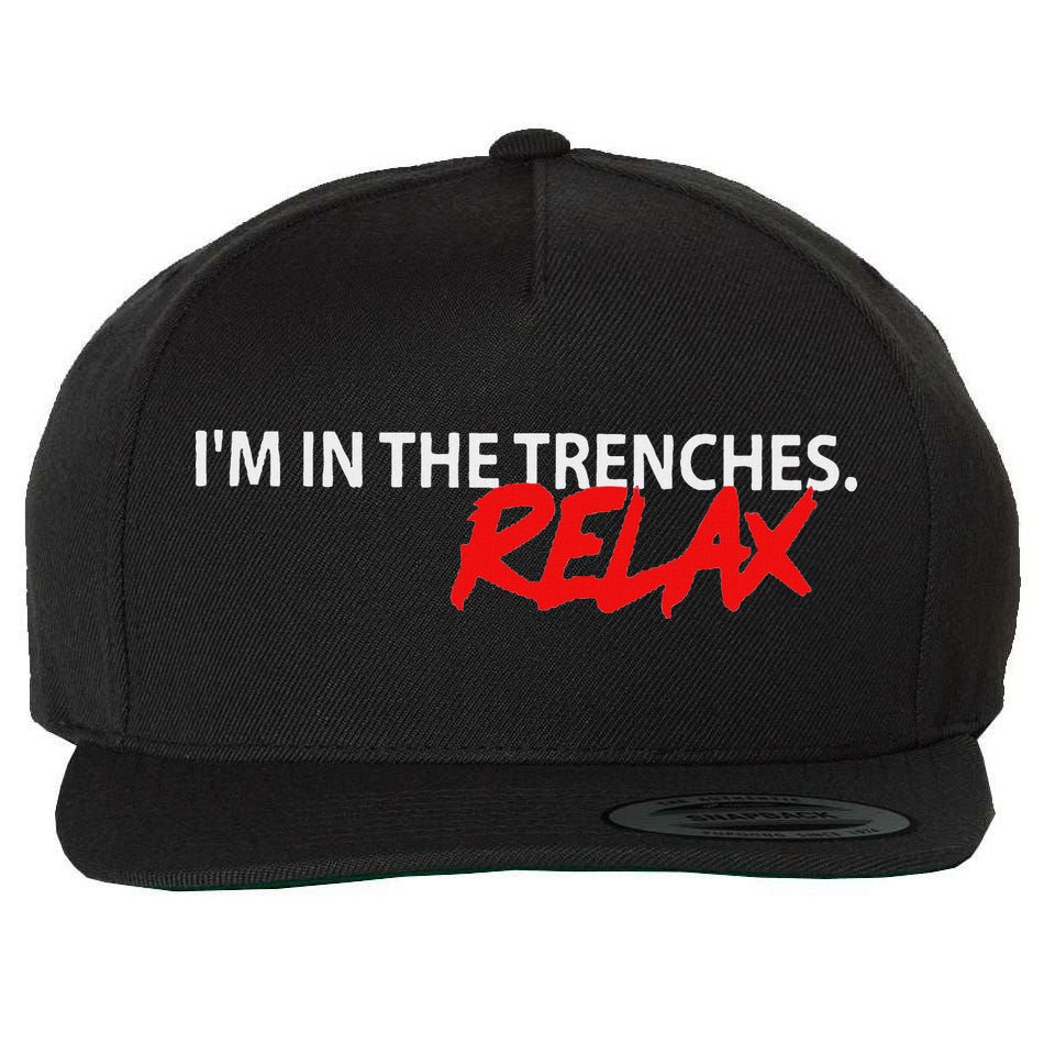 IM In The Trenches Relax Wool Snapback Cap