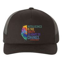 Intelligence Is The Ability To Adapt To Change Yupoong Adult 5-Panel Trucker Hat