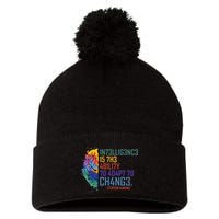 Intelligence Is The Ability To Adapt To Change Pom Pom 12in Knit Beanie