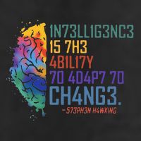 Intelligence Is The Ability To Adapt To Change Trucker Hat