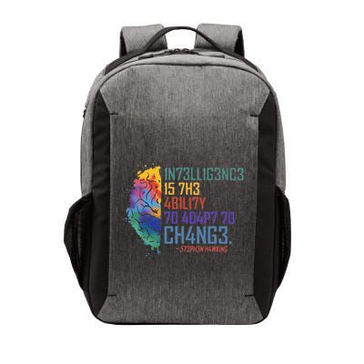 Intelligence Is The Ability To Adapt To Change Vector Backpack