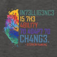 Intelligence Is The Ability To Adapt To Change Vector Backpack