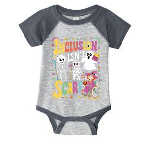 Inclusion IsnT Too Scary Ghost Slp Halloween Sped Teacher Infant Baby Jersey Bodysuit