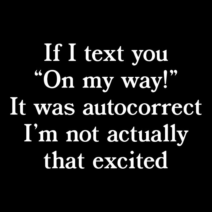 If I Text You On My Way It Was Autocorrect I’M Not Actually That Excited Softstyle Adult Sport Polo