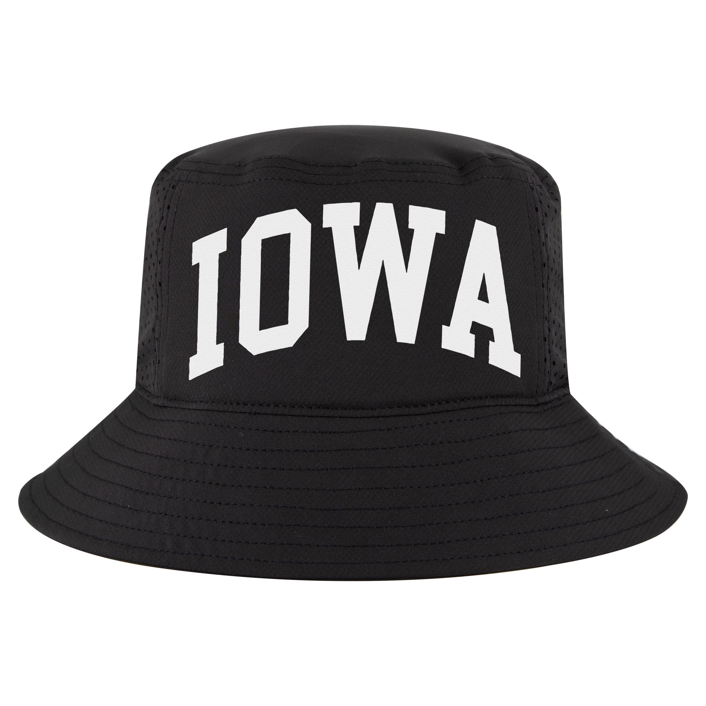 Iowa IA Throwback Classic Cool Comfort Performance Bucket Hat