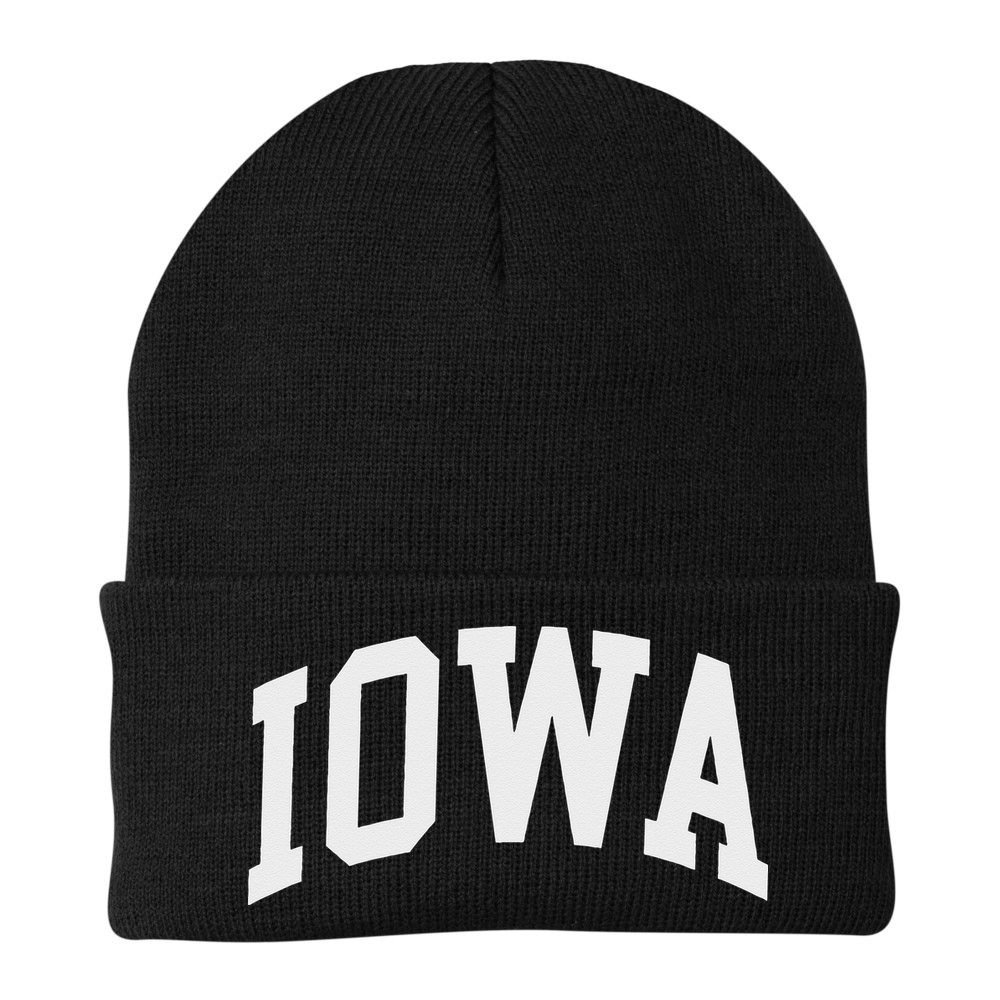 Iowa IA Throwback Classic Beanie
