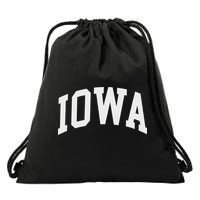 Iowa IA Throwback Classic Drawstring Bag