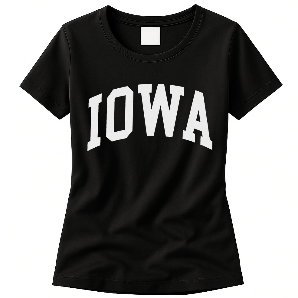 Iowa IA Throwback Classic Womens T-Shirt