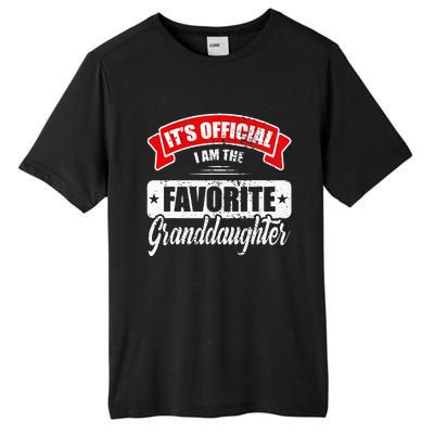 Its Im The Favorite Granddaughter Tall Fusion ChromaSoft Performance T-Shirt