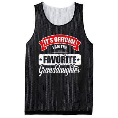 Its Im The Favorite Granddaughter Mesh Reversible Basketball Jersey Tank