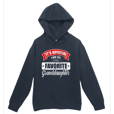 Its Im The Favorite Granddaughter Urban Pullover Hoodie