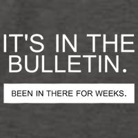 It's In The Bulletin Been In There For Weeks Vector Backpack