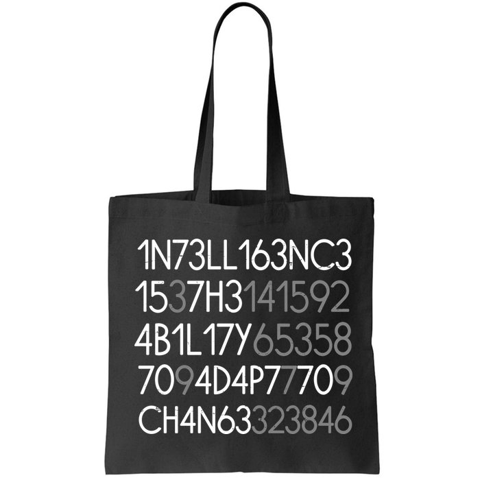 Intelligence Is The Ability To Adapt To Change Bag