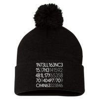 Intelligence Is The Ability To Adapt To Change Pom Pom 12in Knit Beanie