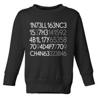 Intelligence Is The Ability To Adapt To Change Toddler Sweatshirt