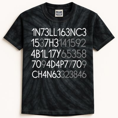 Intelligence Is The Ability To Adapt To Change Kids Tie-Dye T-Shirt