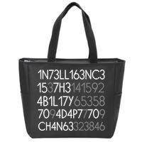 Intelligence Is The Ability To Adapt To Change Zip Tote Bag