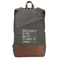 Intelligence Is The Ability To Adapt To Change Cotton Canvas Backpack