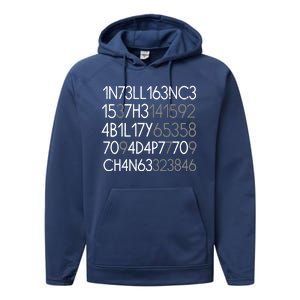 Intelligence Is The Ability To Adapt To Change Performance Fleece Hoodie