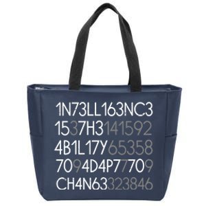 Intelligence Is The Ability To Adapt To Change Zip Tote Bag