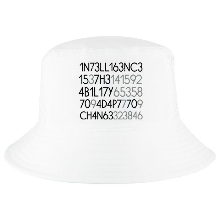 Intelligence Is The Ability To Adapt To Change Cool Comfort Performance Bucket Hat