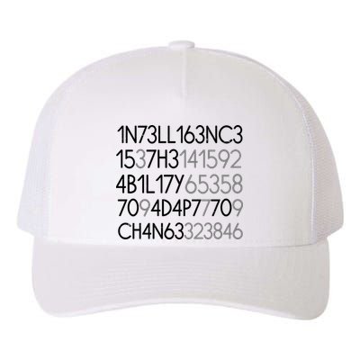 Intelligence Is The Ability To Adapt To Change Yupoong Adult 5-Panel Trucker Hat