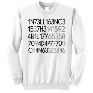 Intelligence Is The Ability To Adapt To Change Sweatshirt