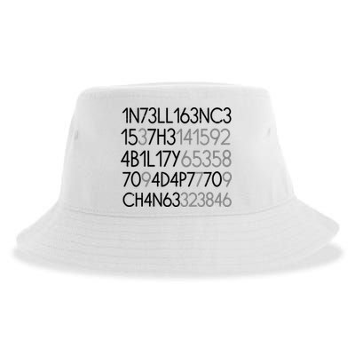 Intelligence Is The Ability To Adapt To Change Sustainable Bucket Hat