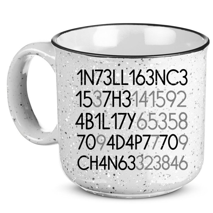 Intelligence Is The Ability To Adapt To Change 15oz Campfire Ceramic Mug