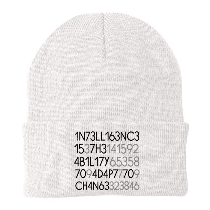 Intelligence Is The Ability To Adapt To Change Beanie
