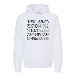 Intelligence Is The Ability To Adapt To Change Premium Hoodie