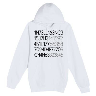 Intelligence Is The Ability To Adapt To Change Premium Pullover Hoodie