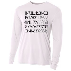 Intelligence Is The Ability To Adapt To Change Cooling Performance Long Sleeve Crew