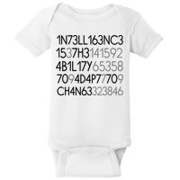 Intelligence Is The Ability To Adapt To Change Baby Bodysuit