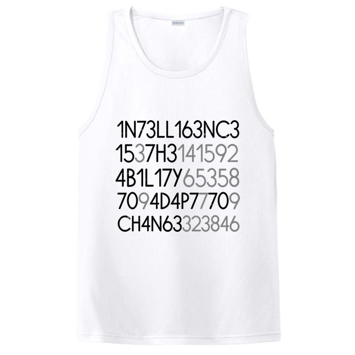 Intelligence Is The Ability To Adapt To Change PosiCharge Competitor Tank