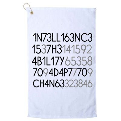 Intelligence Is The Ability To Adapt To Change Golf Towel