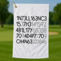 Intelligence Is The Ability To Adapt To Change Golf Towel