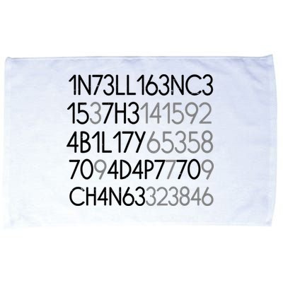 Intelligence Is The Ability To Adapt To Change Microfiber Hand Towel