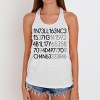 Intelligence Is The Ability To Adapt To Change Women's Knotted Racerback Tank