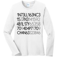 Intelligence Is The Ability To Adapt To Change Ladies Long Sleeve Shirt